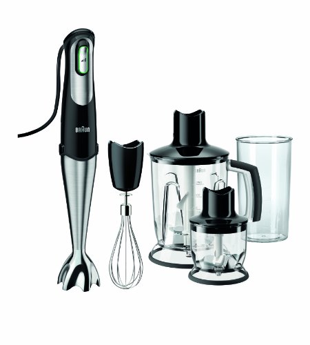 Stabmixer Test Braun MQ 745 Aperitive 7 Stabmixer (750 Watt, 0,6 Liter, Multiquick) schwarz - 1